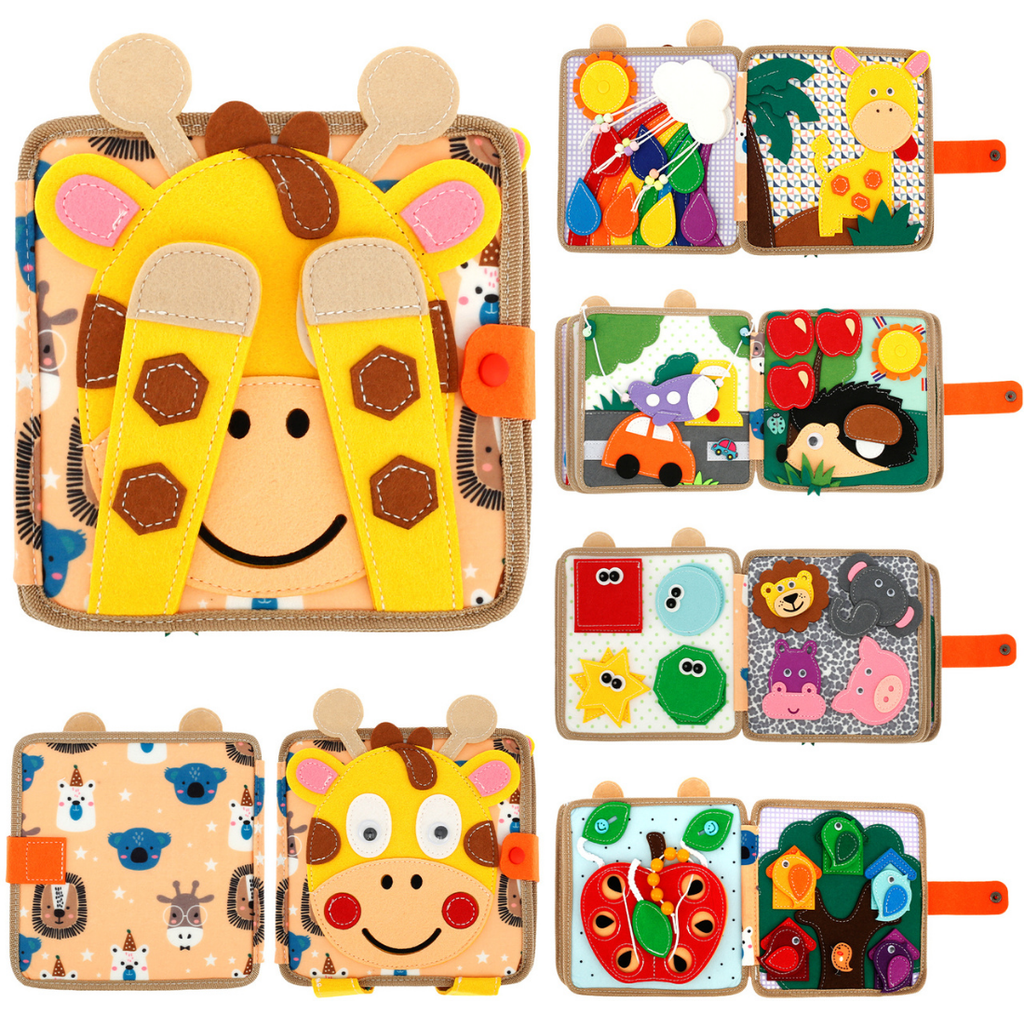 Libro sensorial Jirafa 1