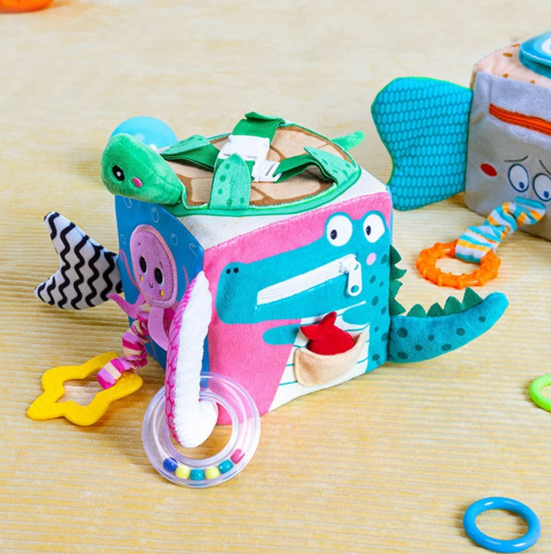 Cubo sensorial Pulpo