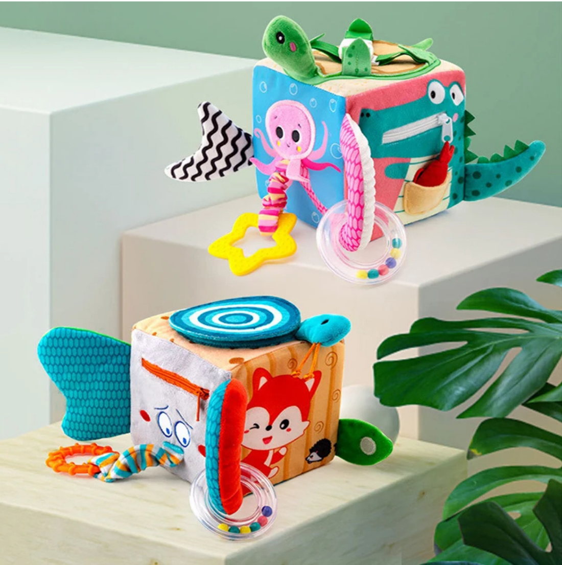 Cubo sensorial Pulpo