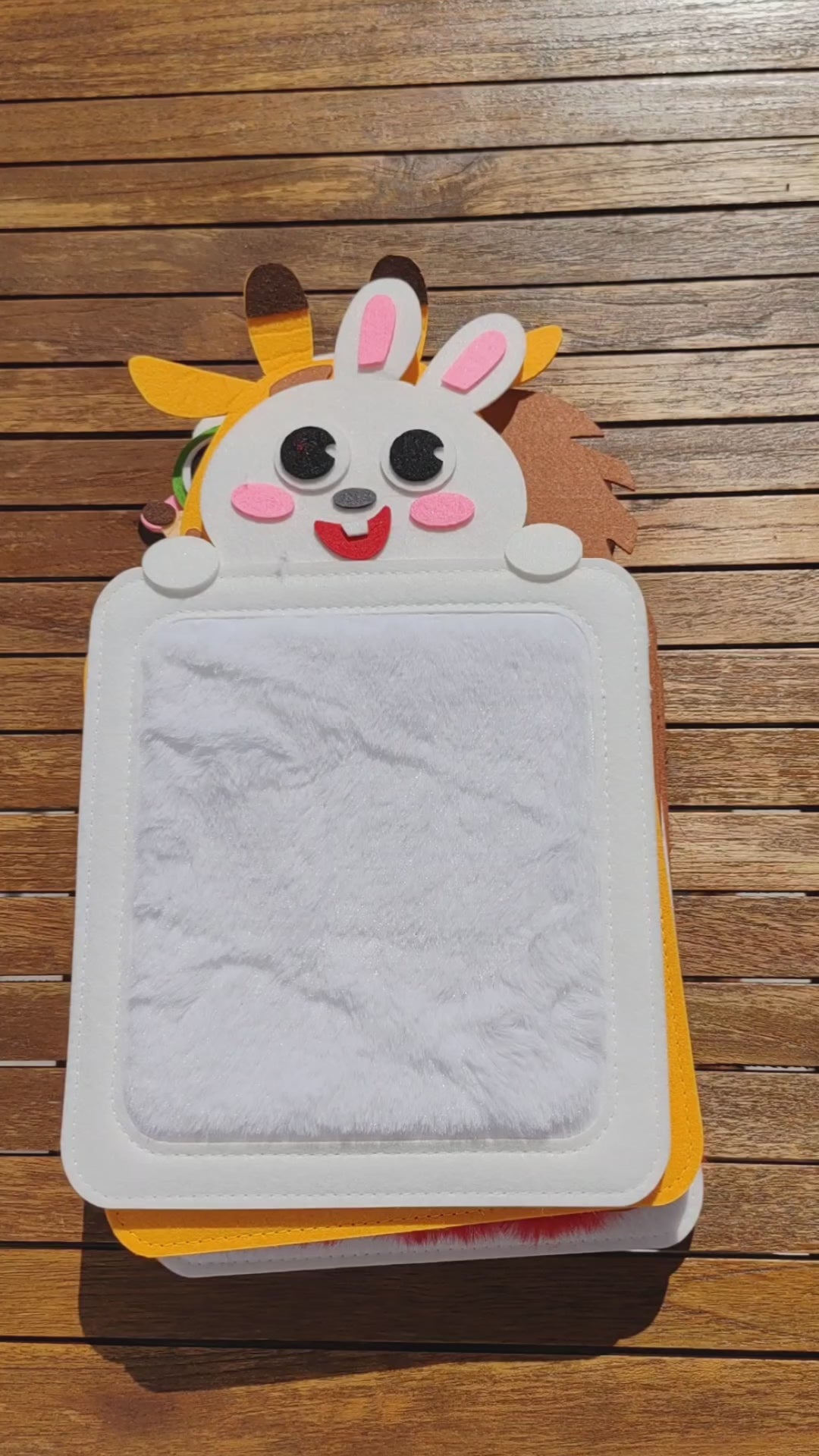 Set de animalitos con texturas