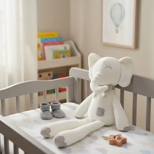 Peluche elefante blanco