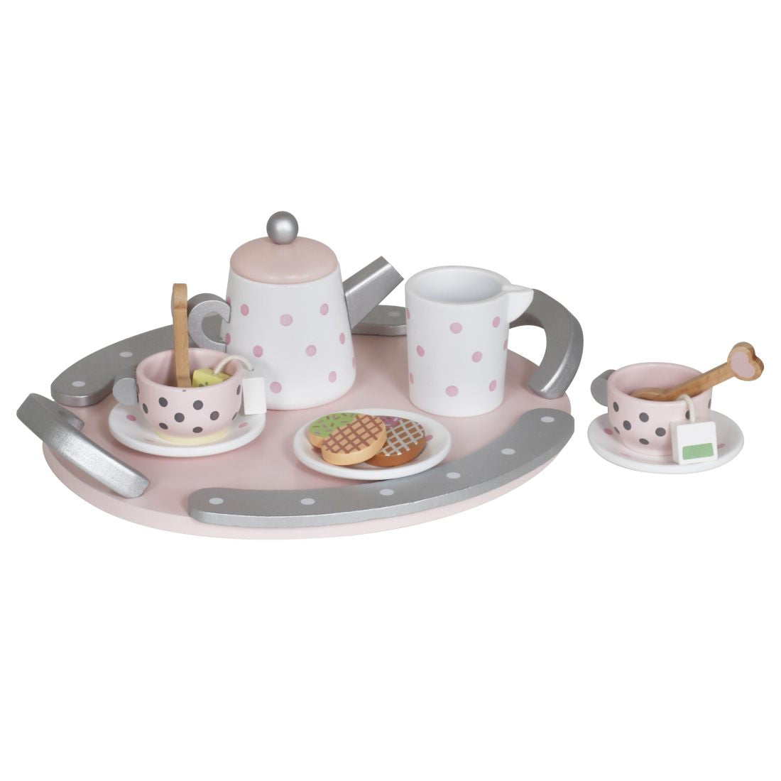 Juego de té de madera