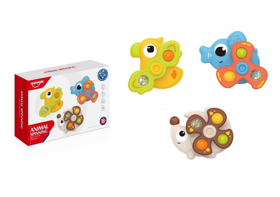 Set de 3 Spinners con sopapa