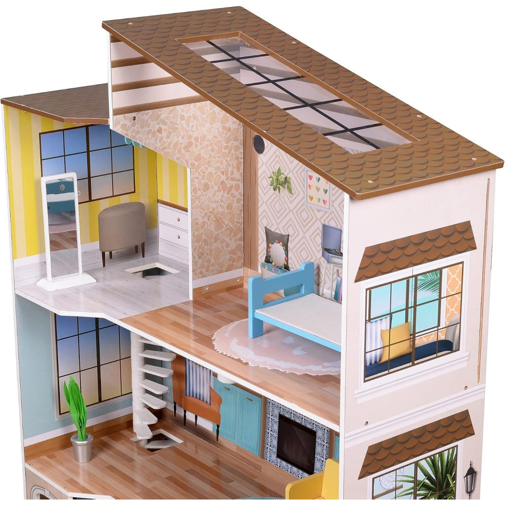 Casa de mulecas de madera 118 cm