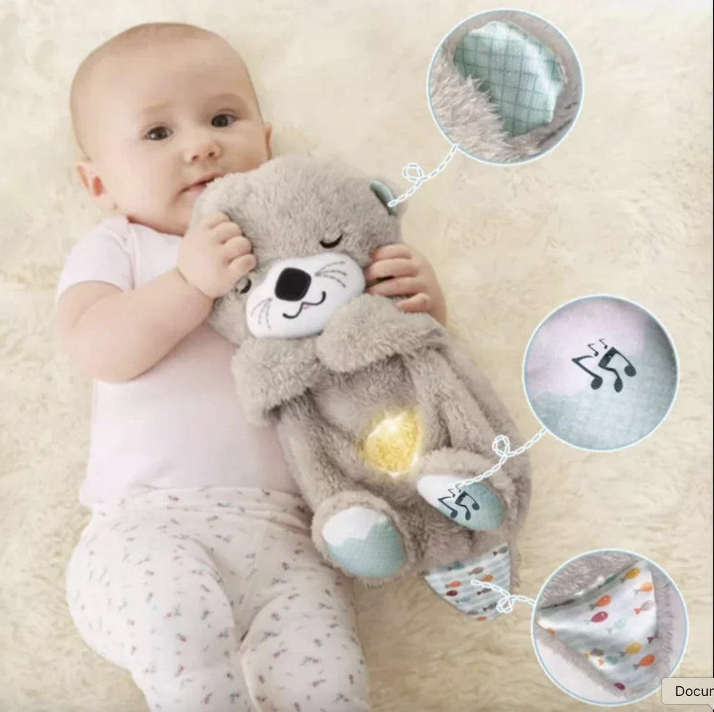 Velador peluche nutria que respira