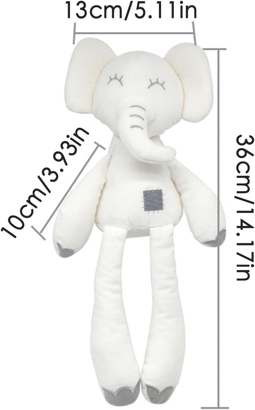 Peluche elefante blanco
