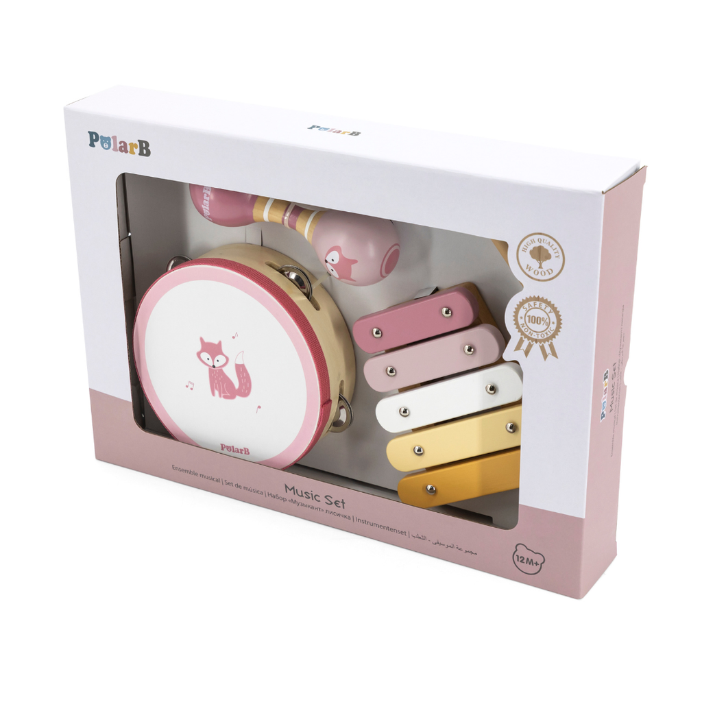 Instrumentos musicales - Set rosado