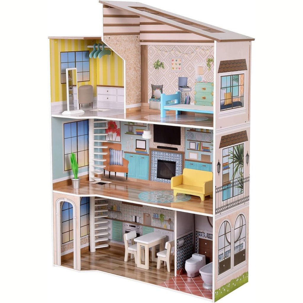 Casa de mulecas de madera 118 cm