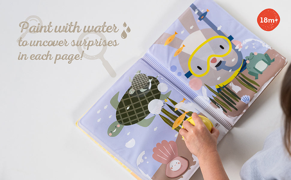 Libro de agua Peek-a-boo de Taf Toys