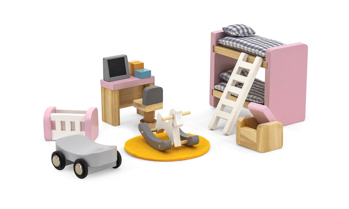 Cuarto de niños para casita de madera