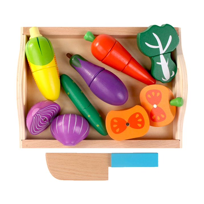 Cajón de verduras de madera grande