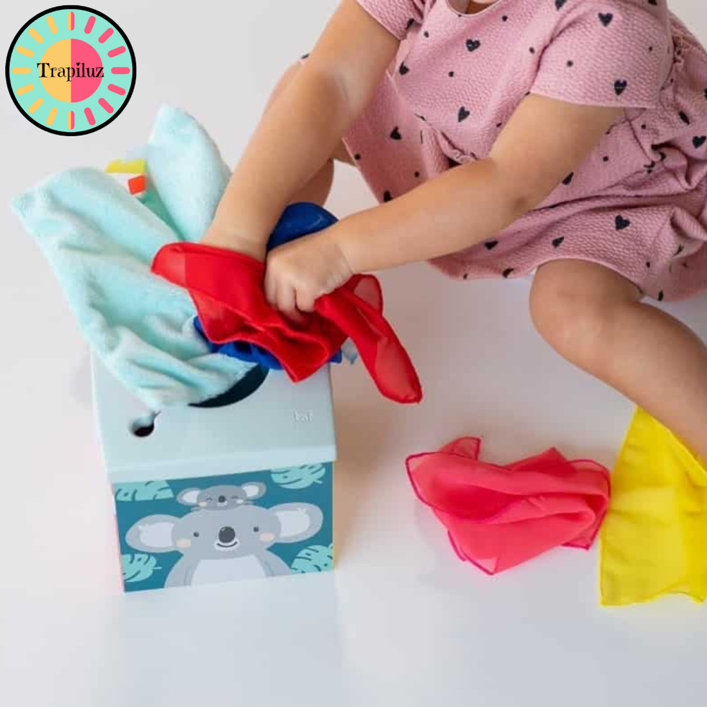 Cubo/caja trapitos Kimmy Koala- Taf Toys
