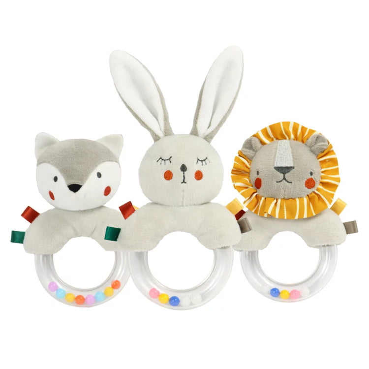 Sonajero aro con animalito de plush