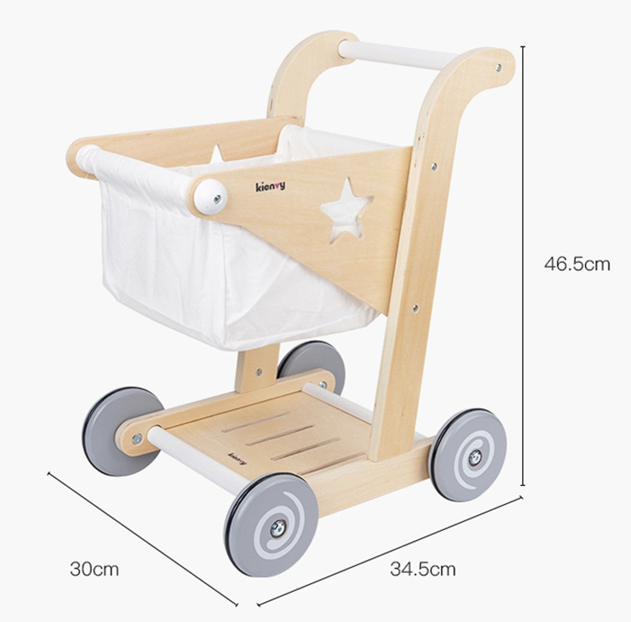 Carrito de súper - madera
