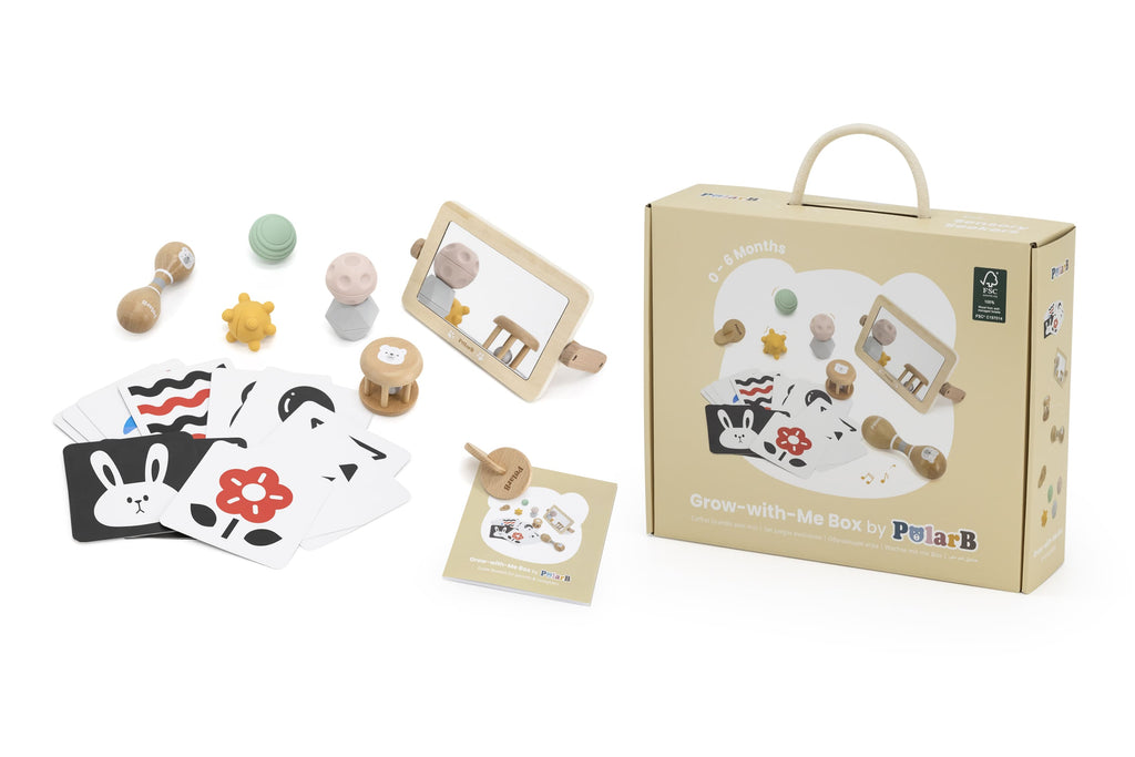 Box Crece Conmigo: Explorador sensorial (0 a 6 meses)