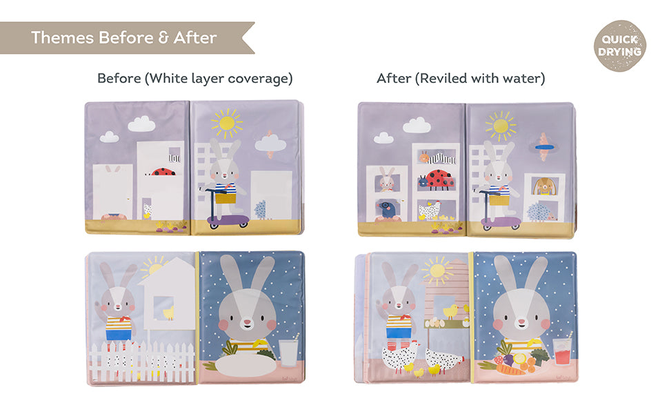 Libro de agua Peek-a-boo de Taf Toys