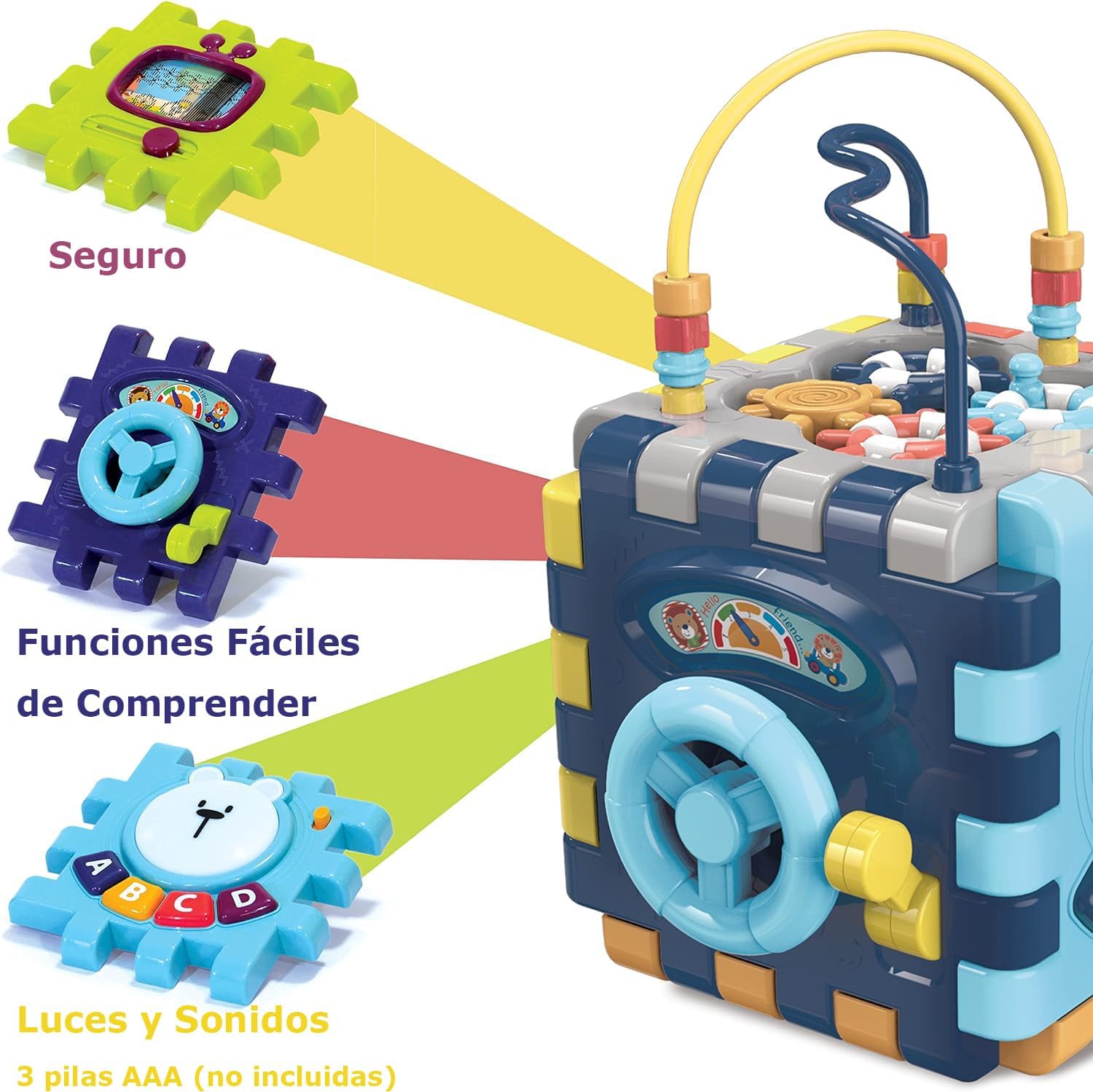 Cubo de actividades Montessori