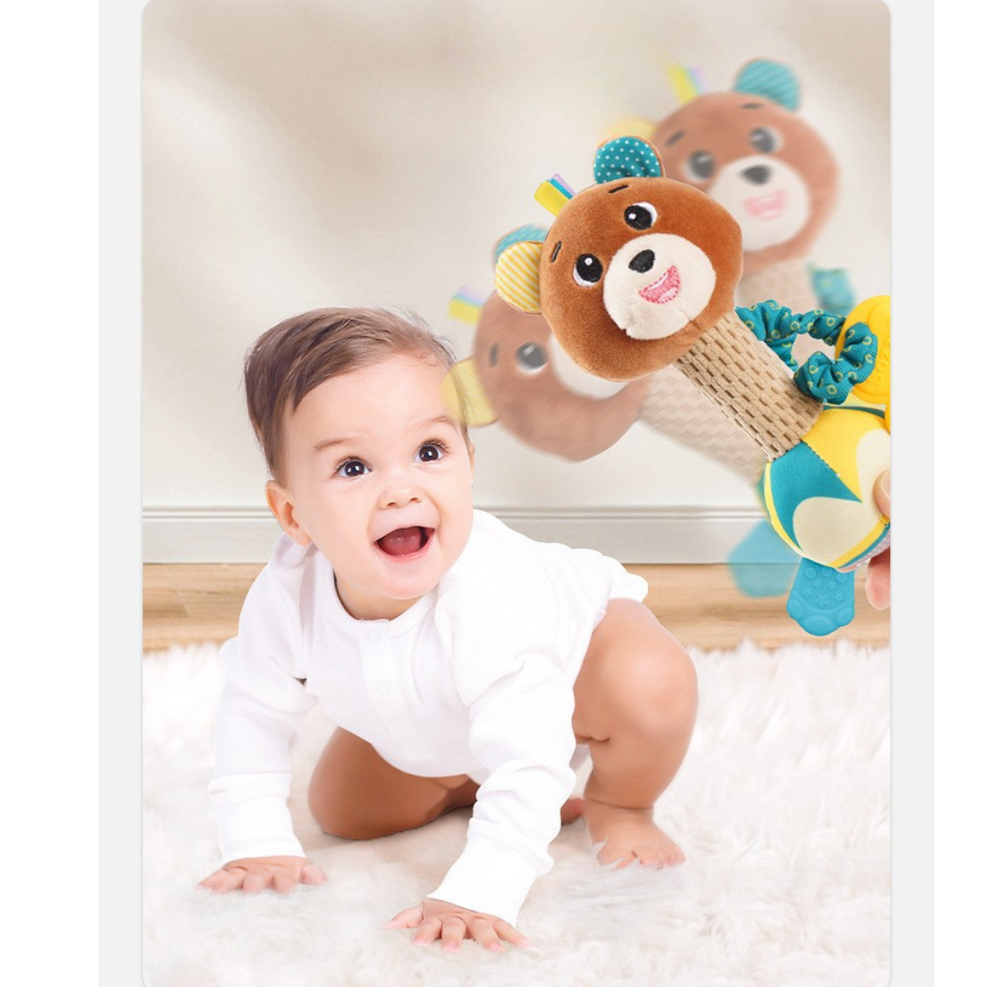 Sonajero con mordillo Osito