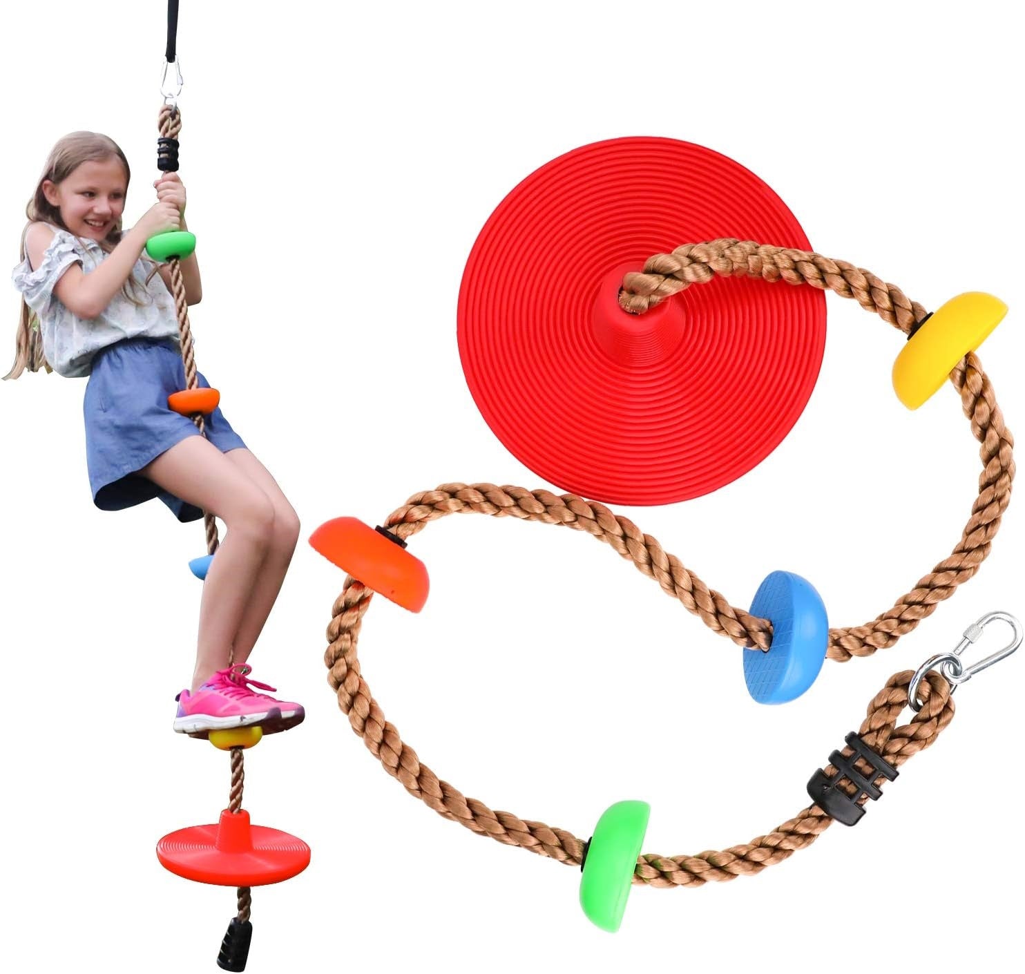 Columpio con cuerda para escalar