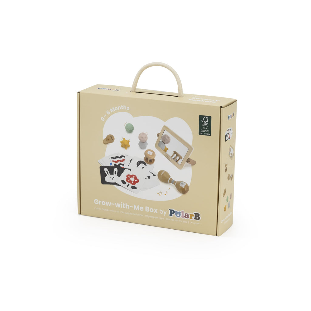 Box Crece Conmigo: Explorador sensorial (0 a 6 meses)