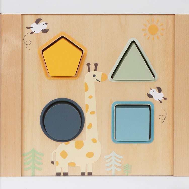 Cubo de actividades Montessori - madera