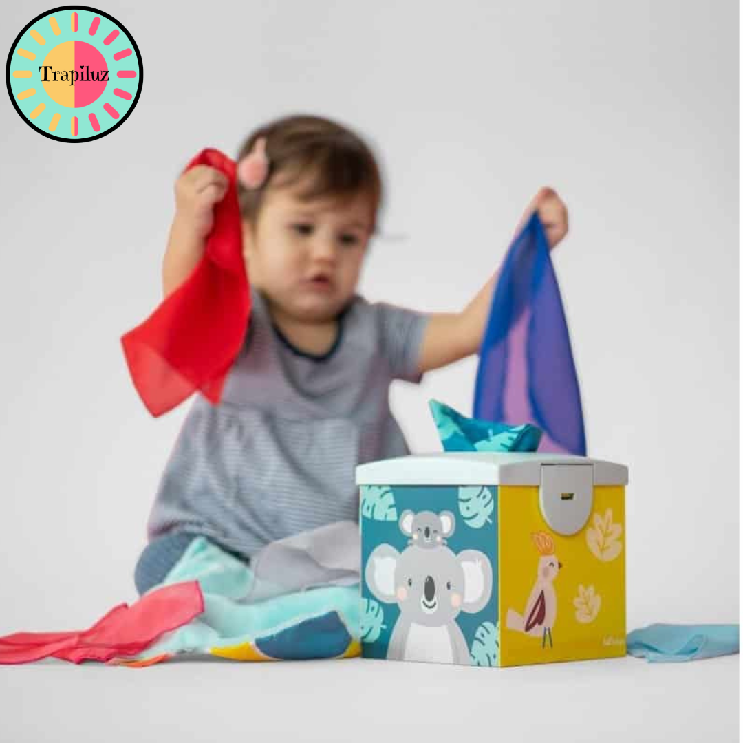 Cubo/caja trapitos Kimmy Koala- Taf Toys