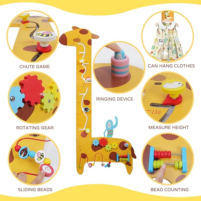Tablero de actividades multifuncional Jirafa
