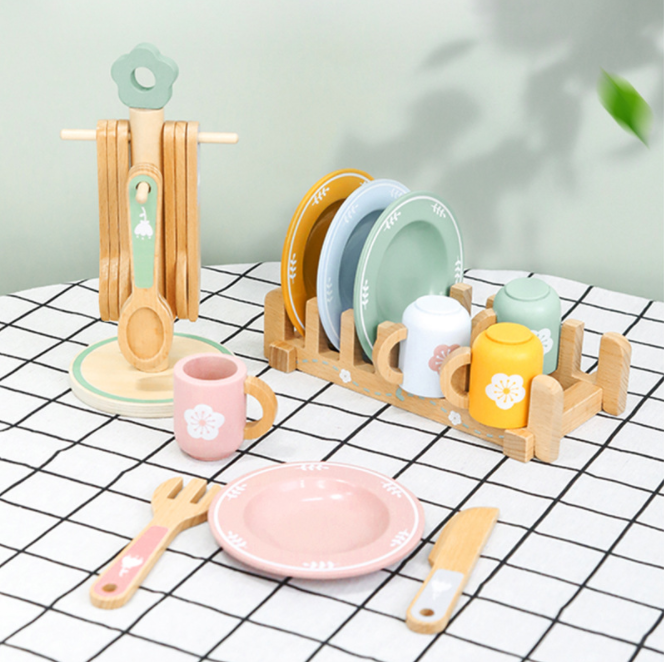 Juego de cocina madera