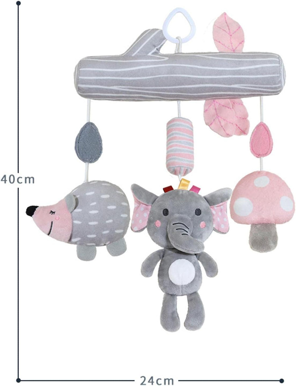 Colgante sonajero Elefante/Erizo