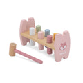 Juego de martillo madera rosa