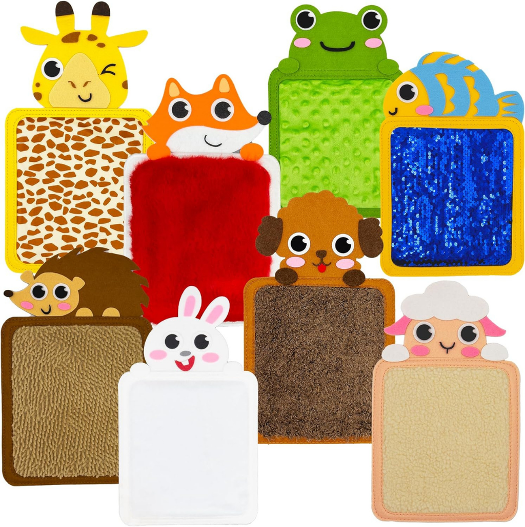 Set de animalitos con texturas