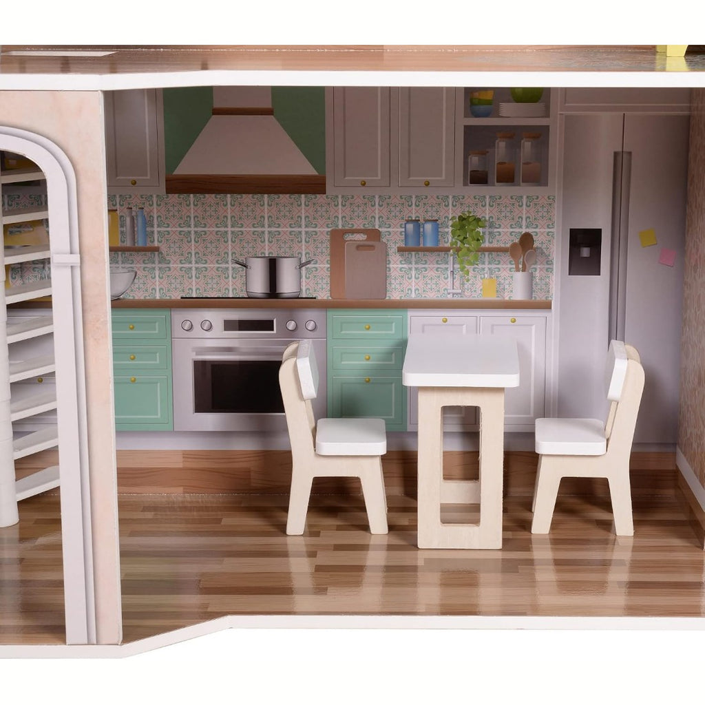 Casa de mulecas de madera 118 cm