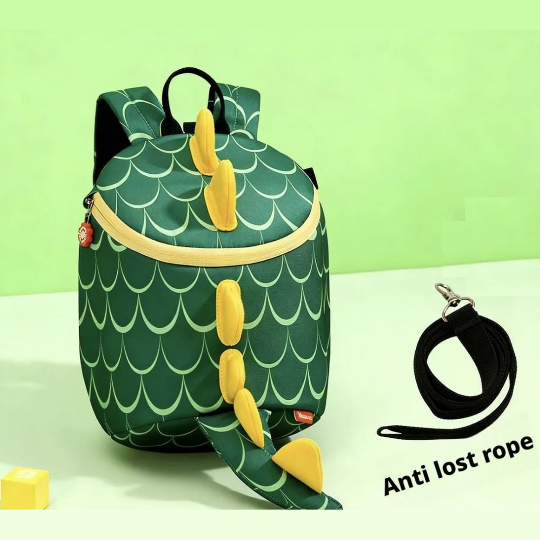 Mochila con arnés de seguridad- dinosaurio