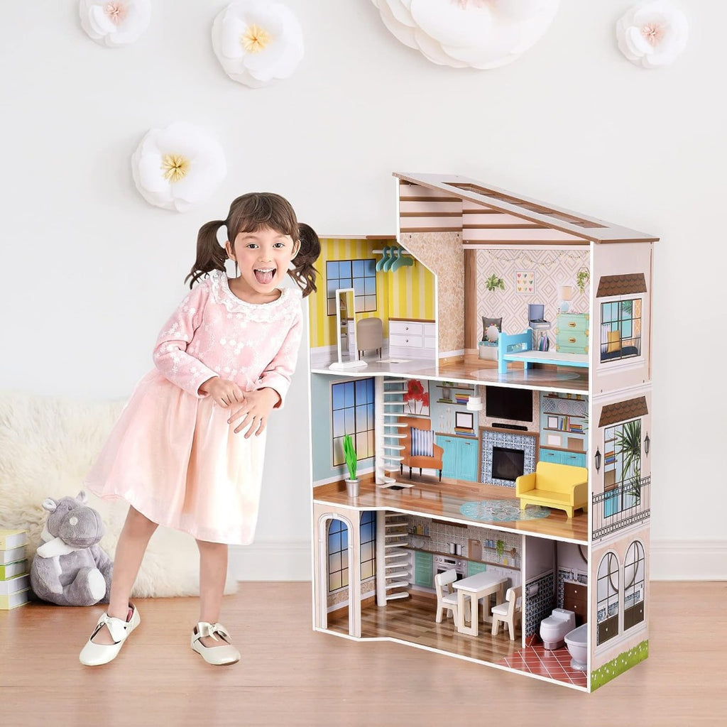Casa de mulecas de madera 118 cm